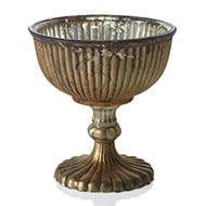 VENICE COMPOTE 4.5"x 5" GOLD each