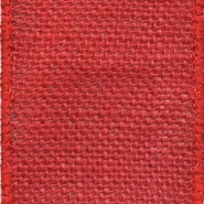 Rib #9 Burlap Red Wired 25yds