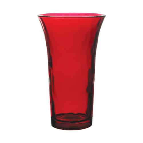 802e25f4-68fe-4f55-9a97-c08345a3a85f.jpg Optic Trumpet Vase 8" ruby 12cs - Image 1