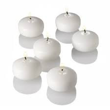 Floating Candles 3" White 36bx