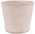 8" POT COVER WHT W #3153