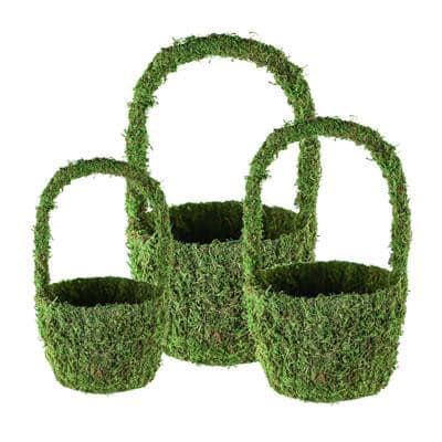MOSS Lousia basket w/handle x3
