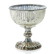 VENICE COMPOTE 4.5"x 5" SILVER