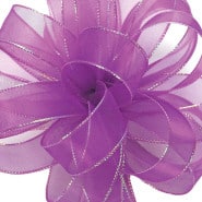 CORSAGE #3 Chic purple w/opal edge 25yrds