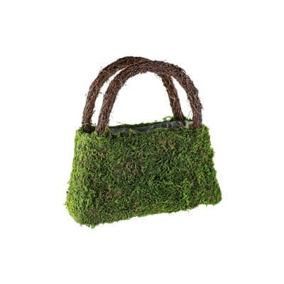 MOSS Sylvia purse 8" green each