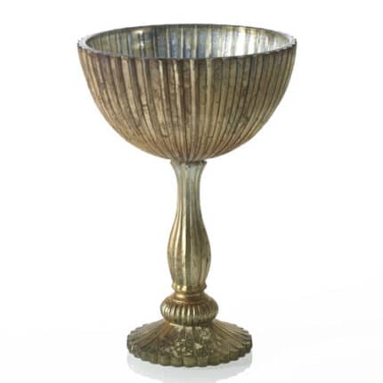 Venice Compote gold 7"x10.5" each