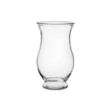 Regency 7" clear vase 12/cs