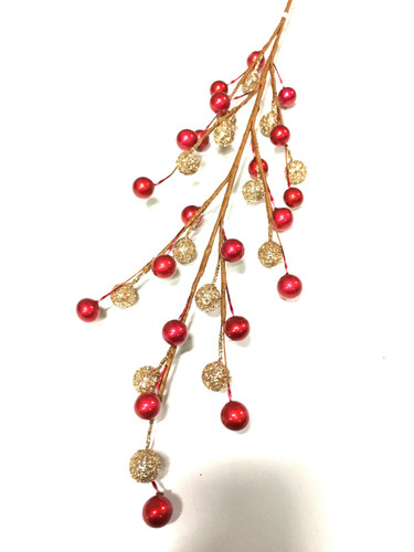 Berry spray gold/red dz #1306G