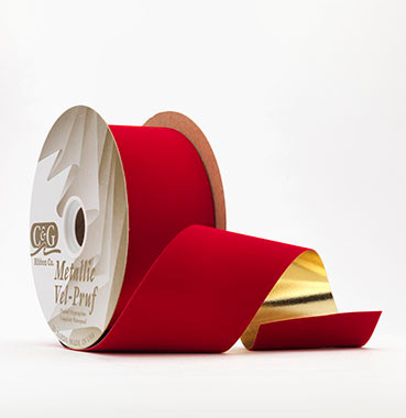 #3 VELPRUF metalic red 25yrd