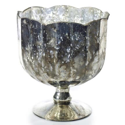 Mallory Compote 7.75" x 9" Silver ea.