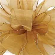 CORSAGE #3 Chic gold w/gold edge 25yrds