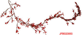 Garland Berry Red 6' ea