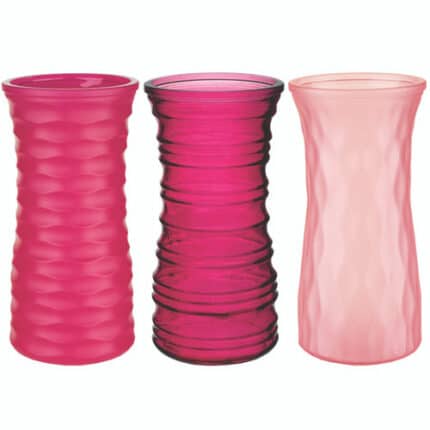 Rose vase 9 3/4" berry bliss 12cs
