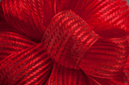 #9 Sheer stripe red 50yrds