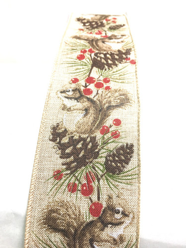 #40 NATL LINEN/SQUIRRLS-BERRIE