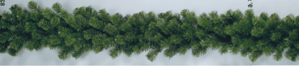 Pine Elk garland 9"x 12" green each