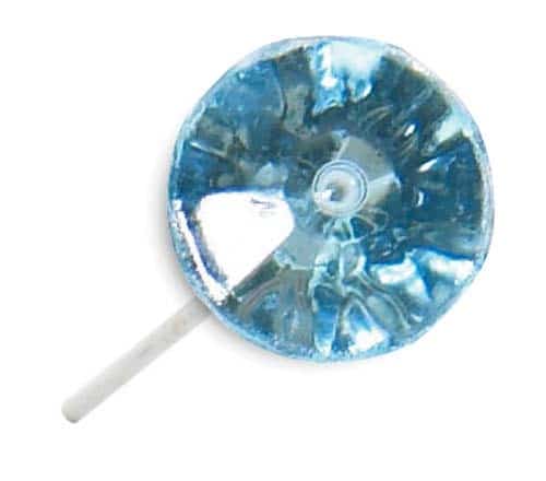 b635b205-ee9d-4904-bcff-53df355de2d1.jpg Pins Diamonte Lt. Blue 100pk - Image 1