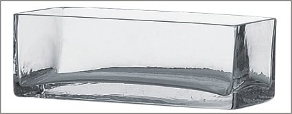Rectangle 4"x12"open 4"H