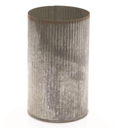 Norah Vase 4.5"x7.5" zinc each