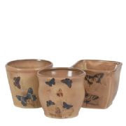 CERAMIC 4..5" BTRFLY VINT 3748
