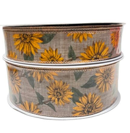 FALL #9 nat linen/fall sunflwrs 50yrds