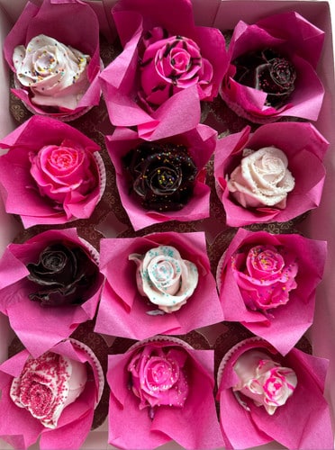 Rose Cupcake Chocolate