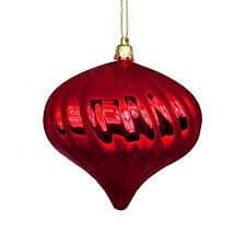 Ornamnt onion red 30mm 38/bx
