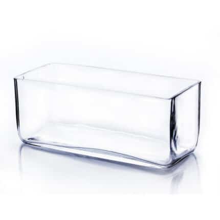 RECT vase  4"x10"x4" 6/cs