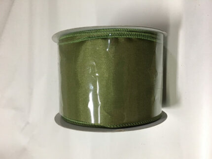 #40 wired moss green 10yds ea