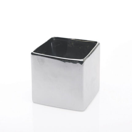 5" x 5" x 5" Silver Urban meta