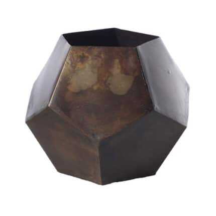 Roe budvase 6" x 5" copper each