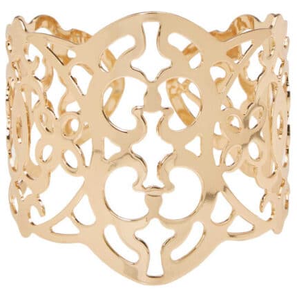 Cuff Filigree gold eack