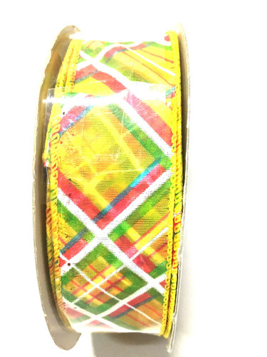 #9 Wired yellow spring multicolor 50yrds