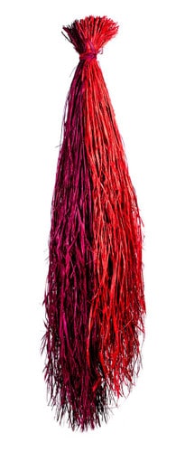 Raffia Red Trimmed ea