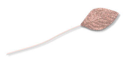 Corsage Leaves Rose Gold 2 1/4" 50pk