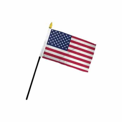 PATRIOTIC AMERICAN FLAG 6"x4" (12/bag)