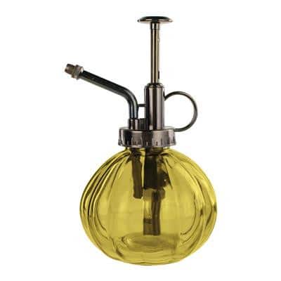 Plant mister 6 1/2" vintage amber 6cs