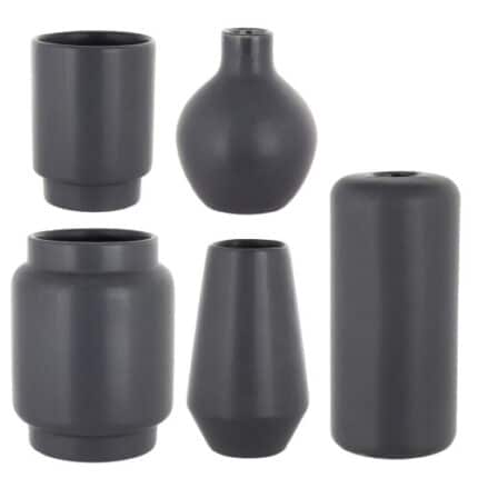 Mod Bauble Bud Vases Charcoal (Asst Sizes) x5 per case