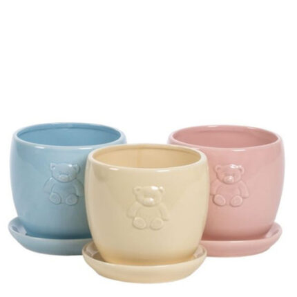 Baby Planters w/ Teddy Bears 3cs