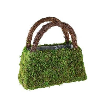 MOSS Sylvia purse 10" green each