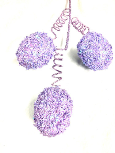 Easter Egg Lavender glitter spray 16.5" each