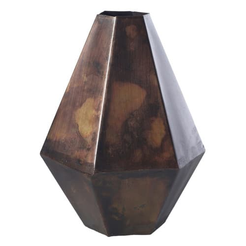 d8058074-efaf-4c62-ac38-a648b665ff2f.jpg Roe Bud vase 5.25"x8" copper each - Image 1