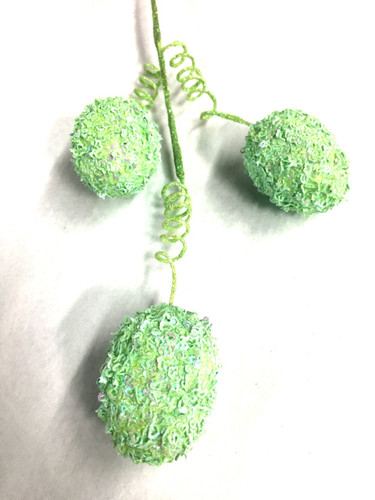Easter Egg Green glitter spray 16.5" each