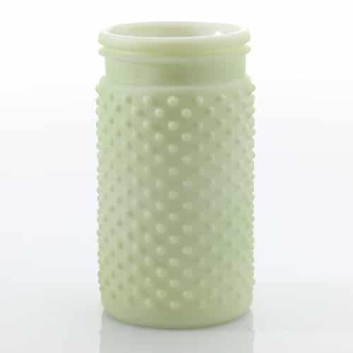 d9cd54ca-e835-444e-b62f-d71603d02928.jpg Hobnail Jar 4"x7.5" lime each - Image 1