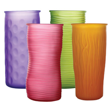Asst Rs Vase 9 3/4" 12cs. Sheer breeze
