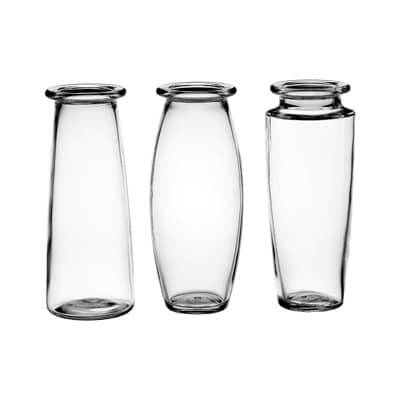 Rose Trio 9" Vs clear 12/cs