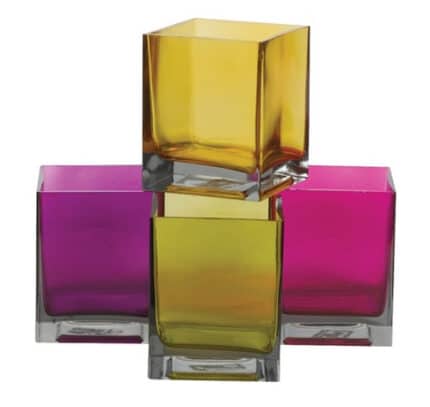 SQUARE4"X4"X5"ASST 7445GLS EA