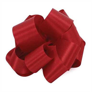 #9 SATIN rib FIRST RED 100yrds