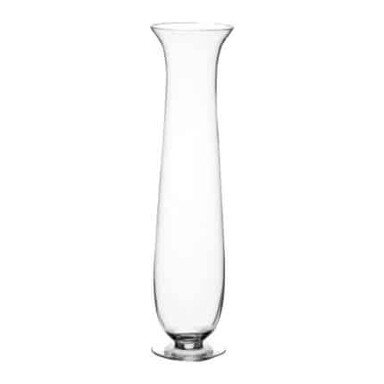 Footed hurricane 27 1/2" vase each