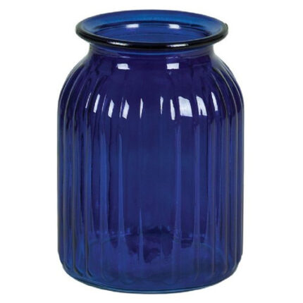 COBALT VASE JAR 5.74"X8" #7761 12cs